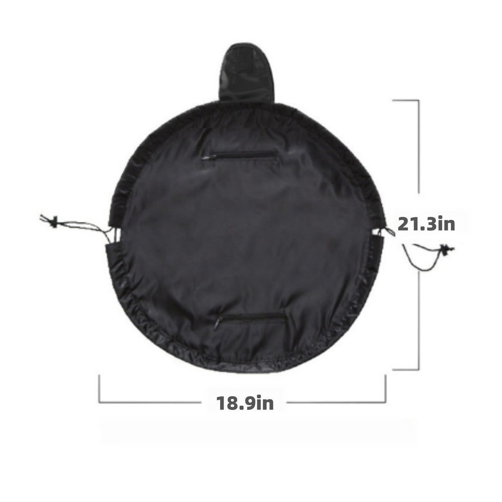 Foldable Drawstring Makeup Bag Travel Cosmetic Pouch - product size