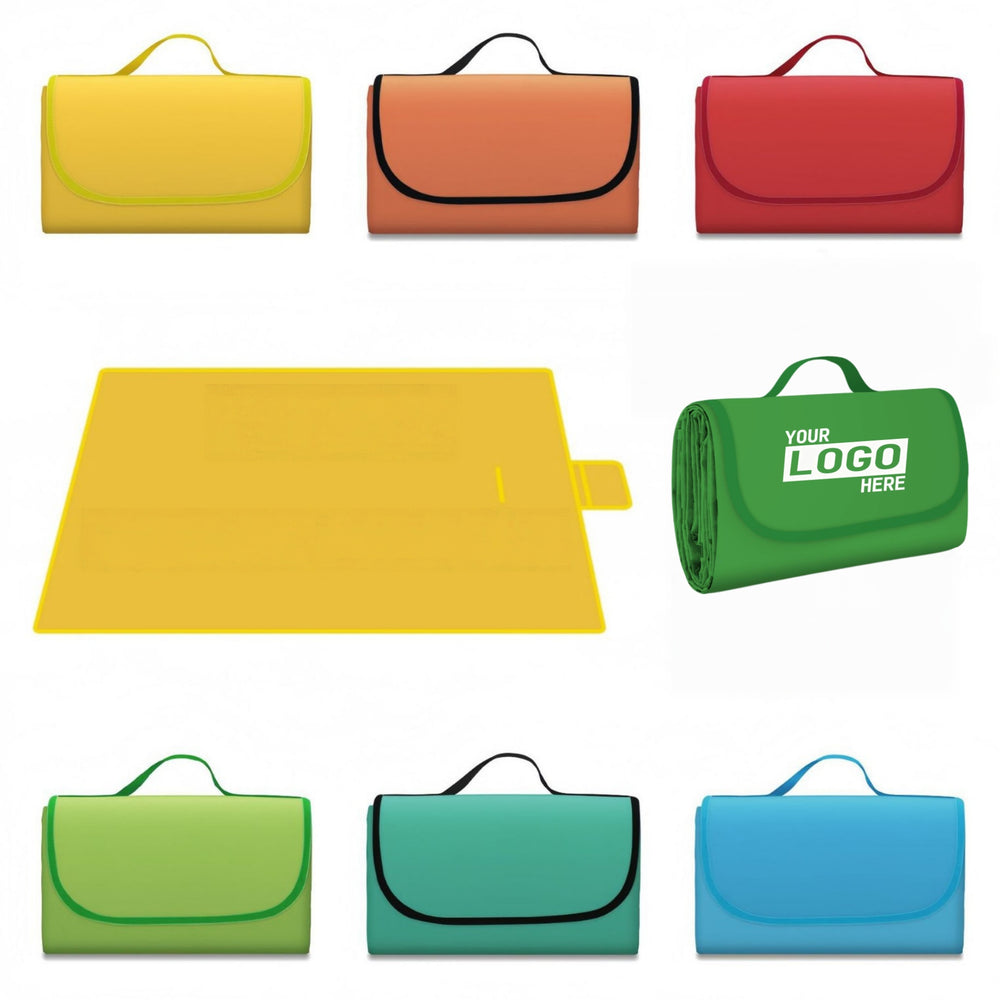 Large Waterproof Picnic Blanket Outdoor Beach Mat Primary imprint location