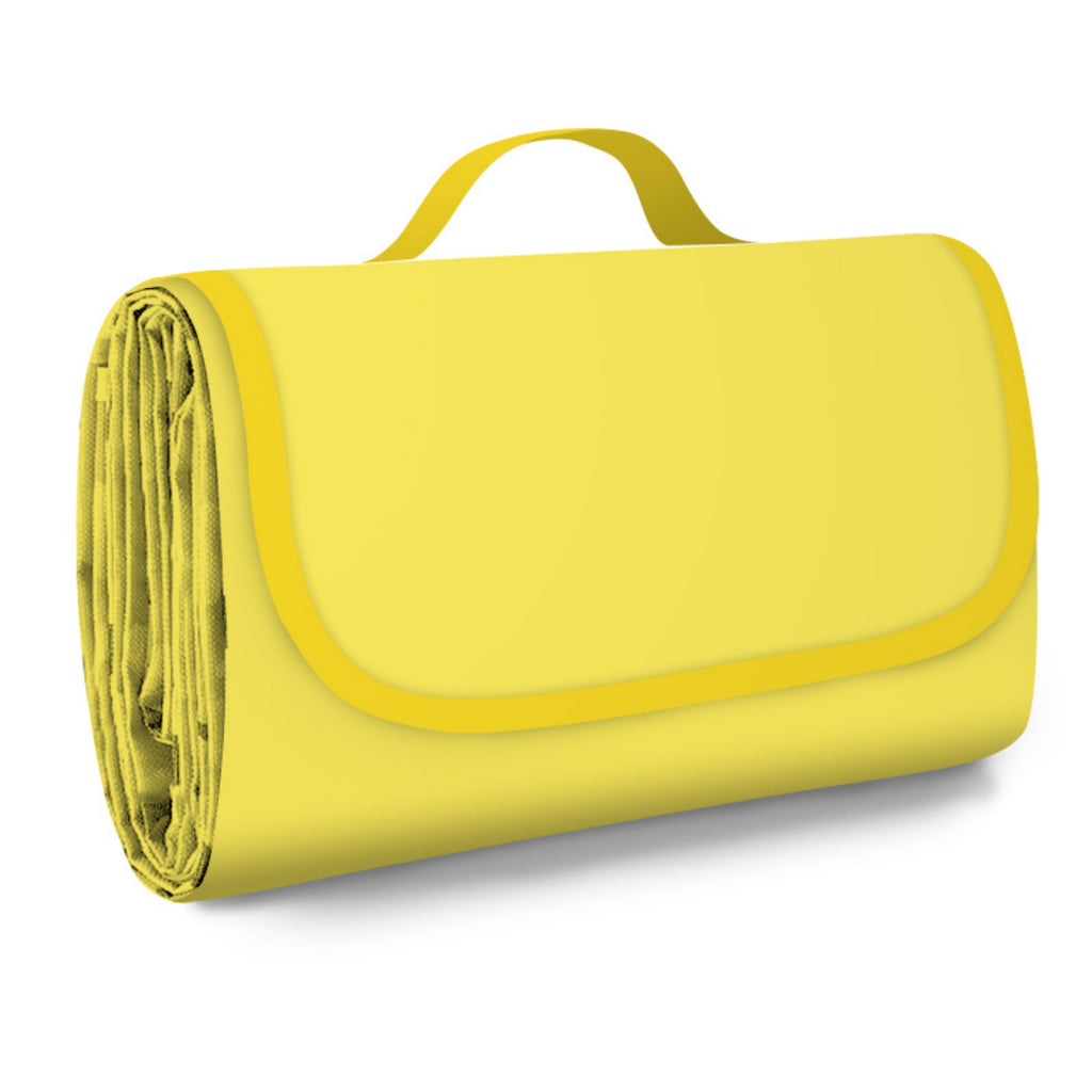 Large Waterproof Picnic Blanket Outdoor Beach Mat - Yellow