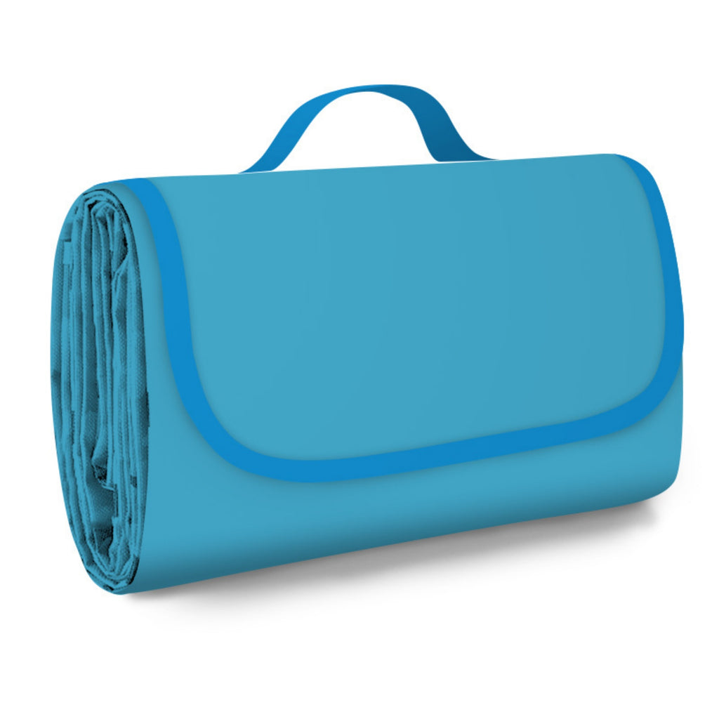 Large Waterproof Picnic Blanket Outdoor Beach Mat - Sky Blue