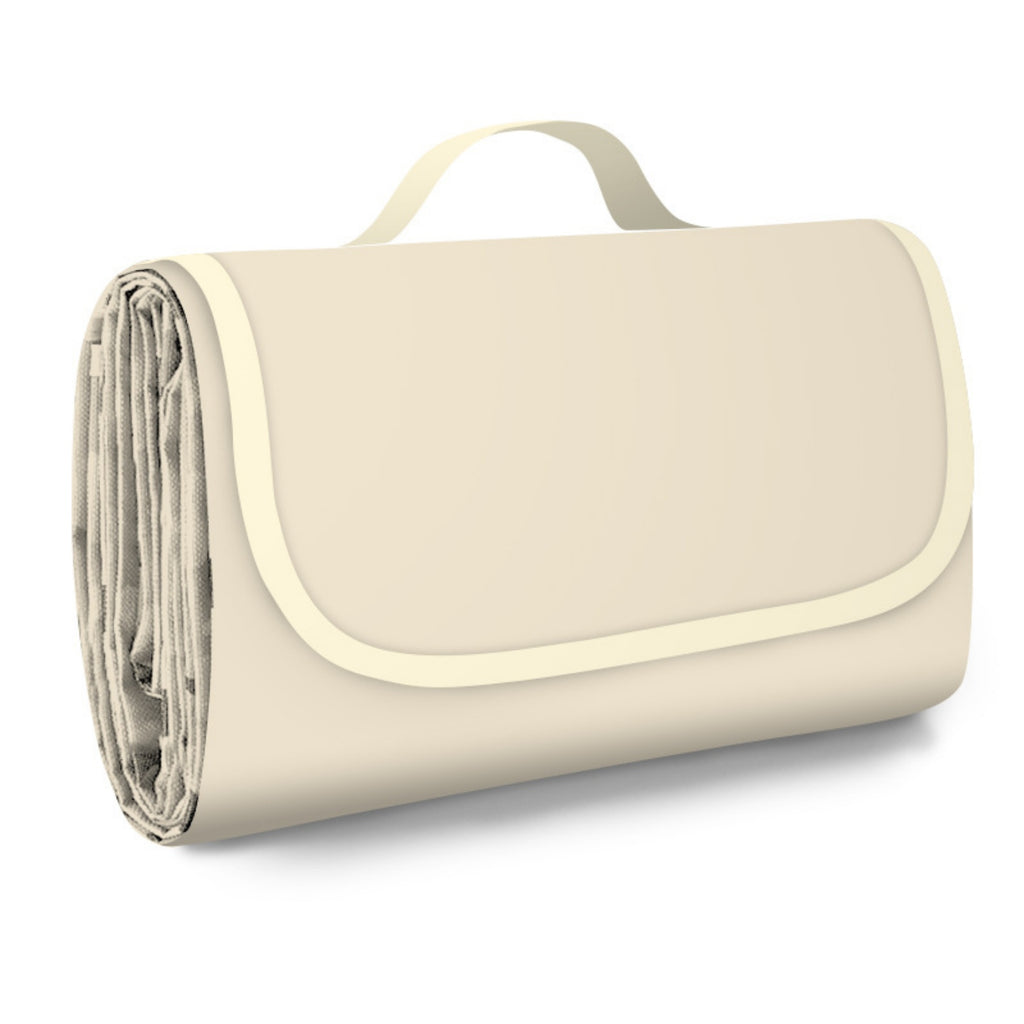 Large Waterproof Picnic Blanket Outdoor Beach Mat - Beige