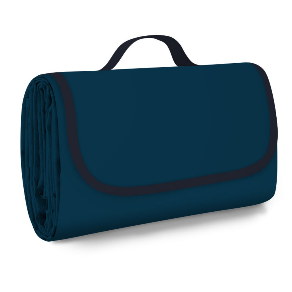 Large Waterproof Picnic Blanket Outdoor Beach Mat - Navy Blue