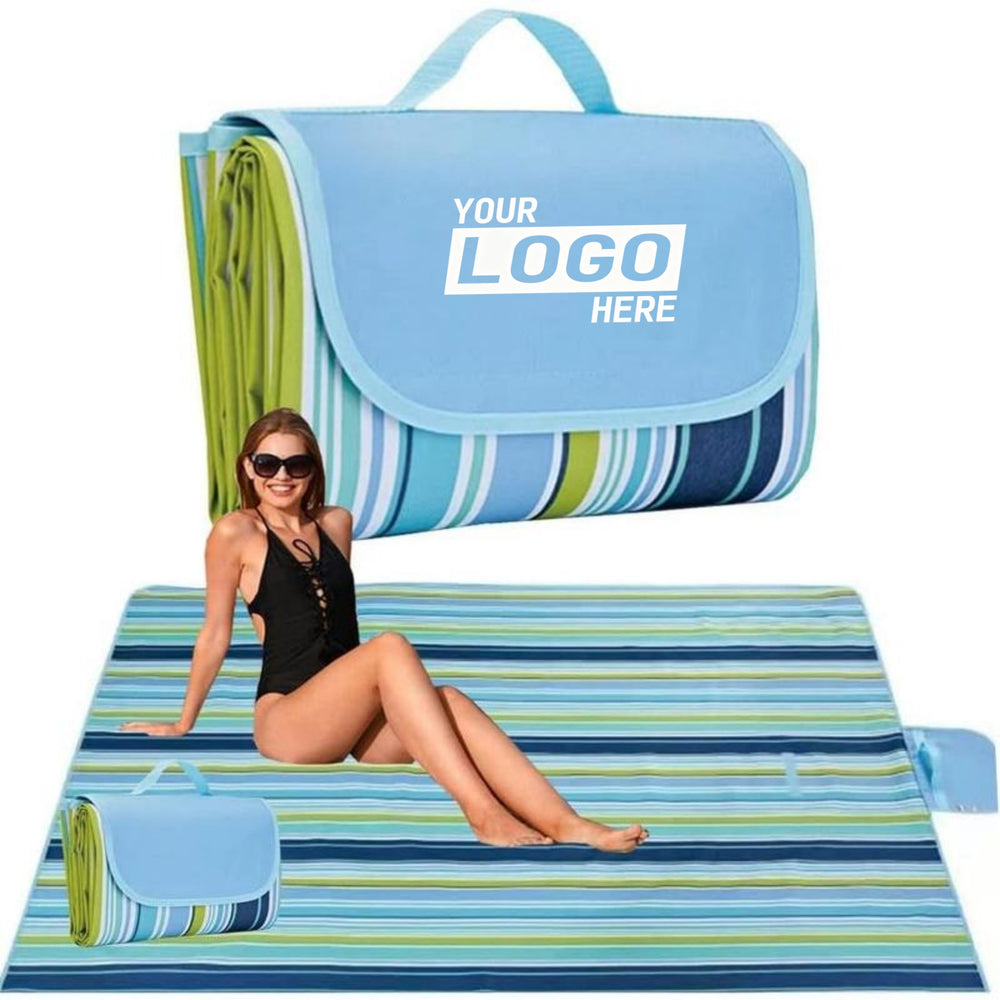 Sandproof Waterproof Camping Blanket Picnic Rug Primary imprint location