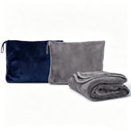 Portable Travel Blanket Pillow Soft Flannel Quilt - blank product