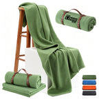 Foldable Fleece Yoga Blanket Portable Camp Throw - printed product