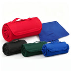 Foldable Polar Fleece Picnic Blanket Camping Throw - blank product