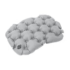 Portable Inflatable Seat Cushion Camping Hiking Pad - Gray