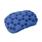 Portable Inflatable Seat Cushion Camping Hiking Pad - Navy Blue
