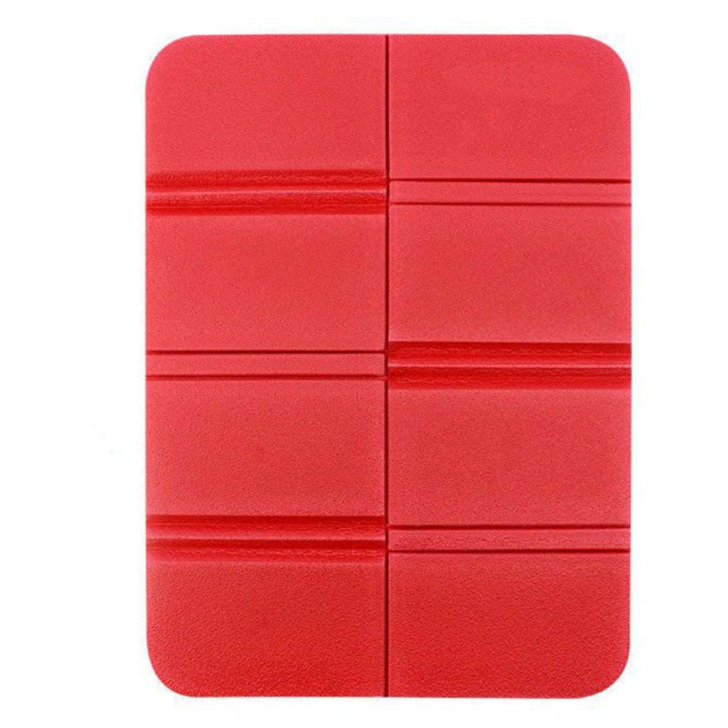 Portable Folding Foam Seat Pad Camping Sitting Mat - Red