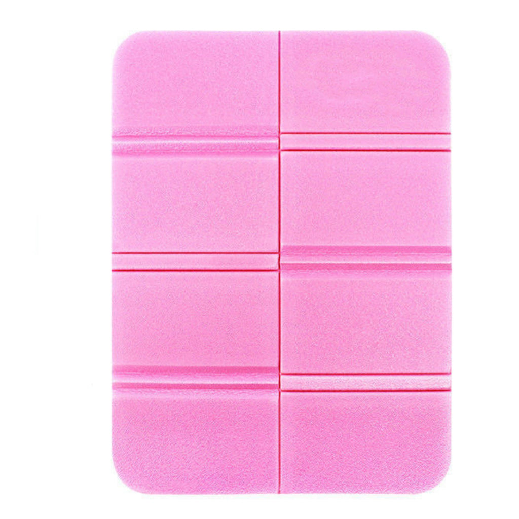 Portable Folding Foam Seat Pad Camping Sitting Mat - Pink