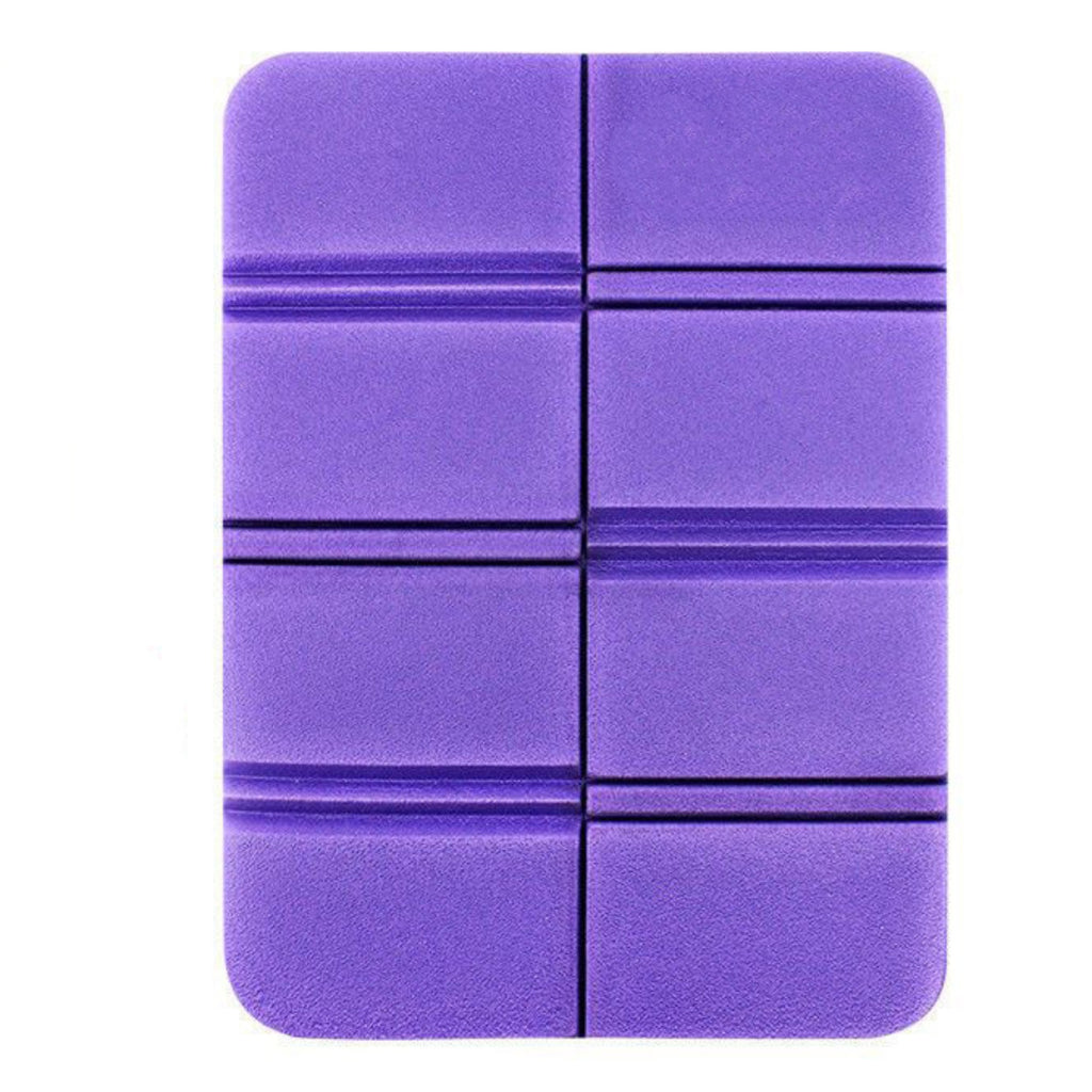 Portable Folding Foam Seat Pad Camping Sitting Mat - Purple