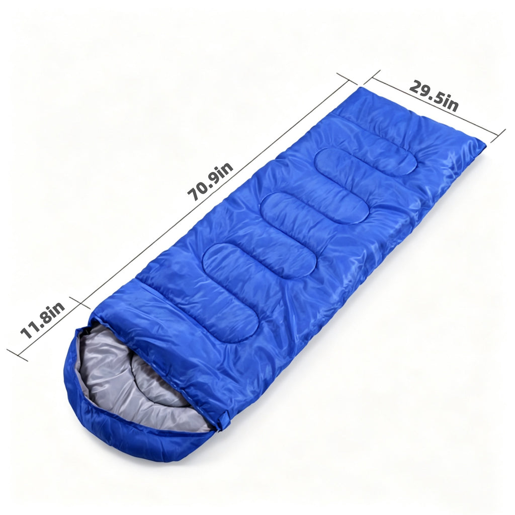 Portable Camping Sleeping Bag With Storage Bag - product size