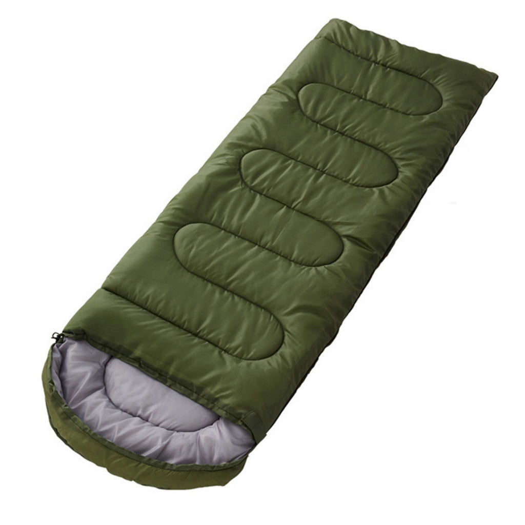 Portable Camping Sleeping Bag With Storage Bag - Green