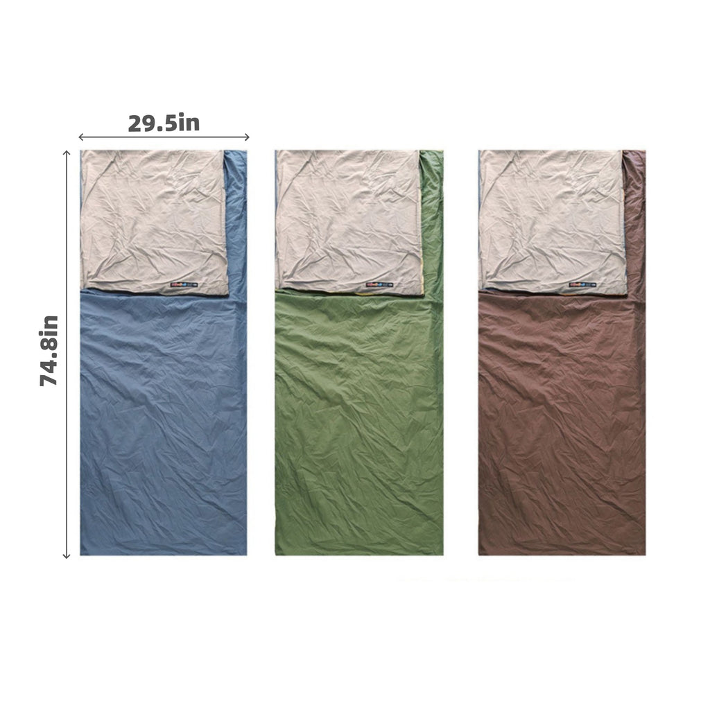 Mini Camping Sleeping Bag With Compression Sack - product size