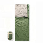 Mini Camping Sleeping Bag With Compression Sack - Green