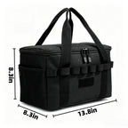 Portable Camping Tableware Bag Large Picnic Tote - product size