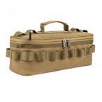 Outdoor Camping Gear Storage Bag Portable Pouch - Khaki