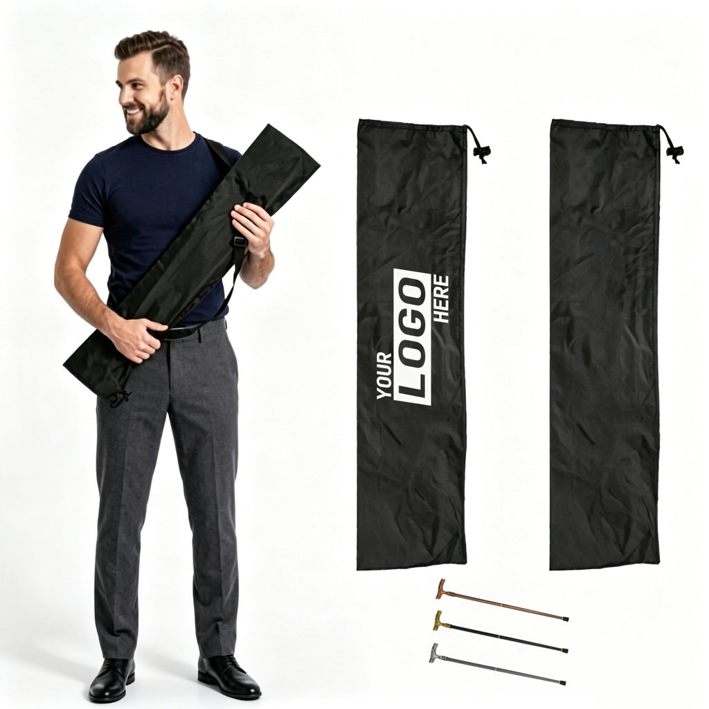 Portable Trekking Pole Storage Bag Shoulder Pouch - printed product