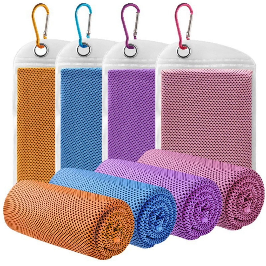 Quick Dry Cooling Towel Sports Sweatband Pouch - blank product