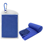 Quick Dry Cooling Towel Sports Sweatband Pouch - Dark Blue
