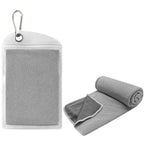 Quick Dry Cooling Towel Sports Sweatband Pouch - Gray