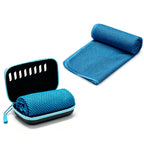 Cooling Towel Sports Sweatband EVA Storage Case - blank product