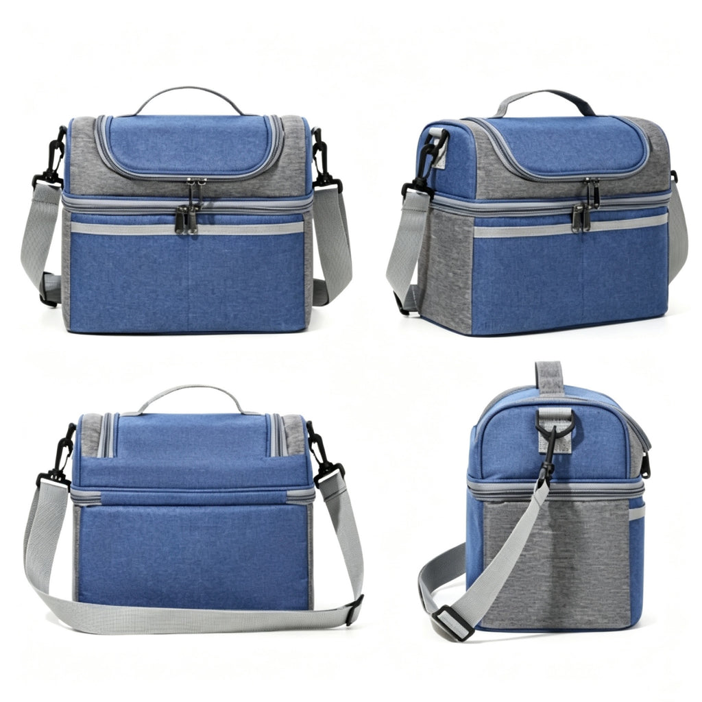 Large Capacity Picnic Bag Crossbody Cooler Tote - blank product
